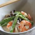 海老とアスパラのチーズクリーム煮