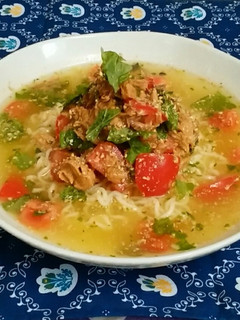さばトマ冷ラーメン-レシピのメイン写真