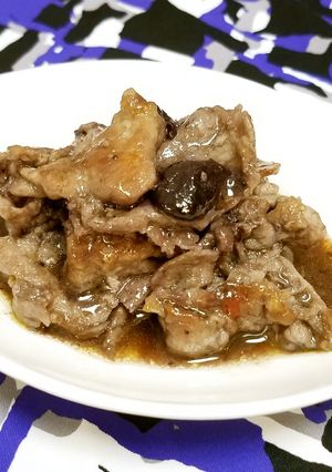 美肌効果のブルーベリーソース♡豚肉炒め♪-レシピのメイン写真