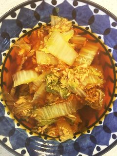 白菜とツナの煮物-レシピのメイン写真