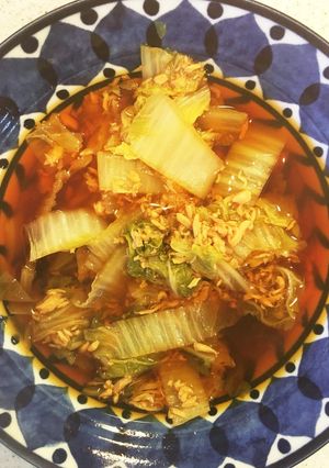 白菜とツナの煮物-レシピのメイン写真