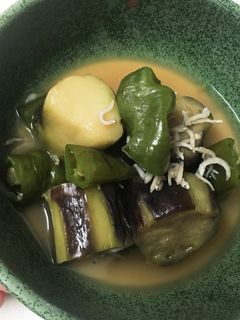 茄子と万願寺とうがらしのたいたん-レシピのメイン写真