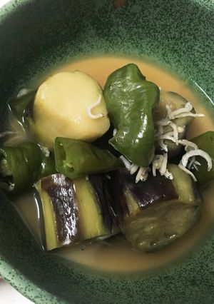 茄子と万願寺とうがらしのたいたん-レシピのメイン写真