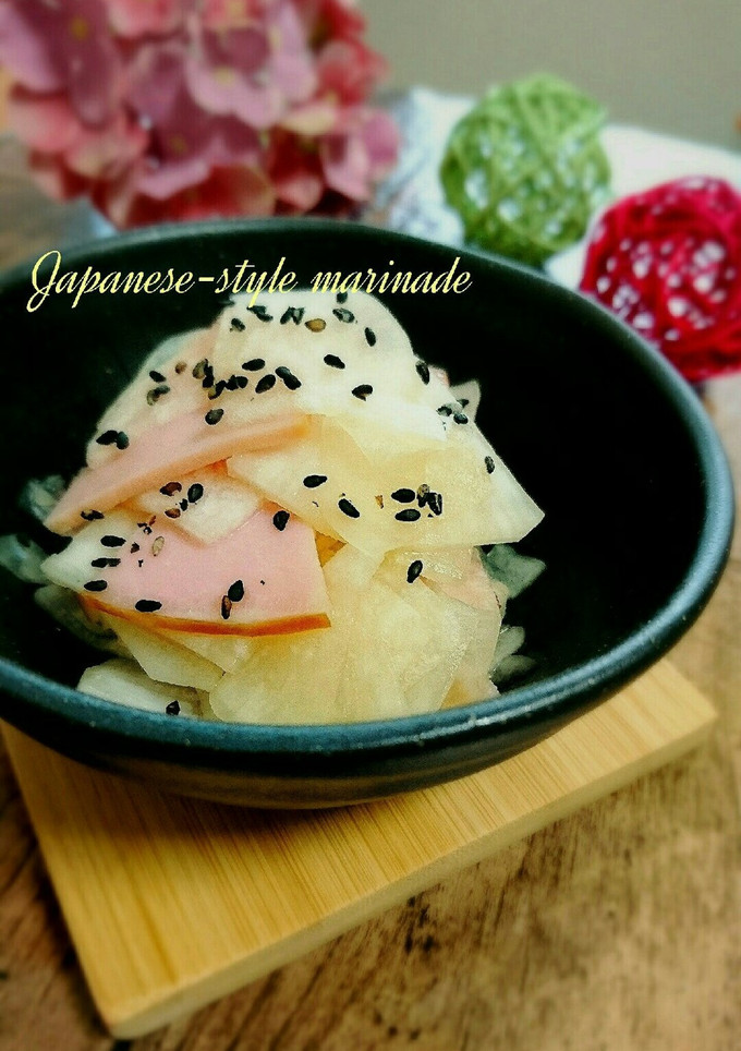 即席！美味しい＊大根とハムの和風マリネ-レシピのメイン写真