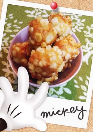 つぶつぶコーンの一口ドーナツ-レシピのメイン写真