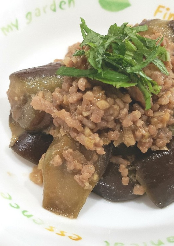 簡単♥ナスと豚ひき肉の炒め物♪-レシピのメイン写真