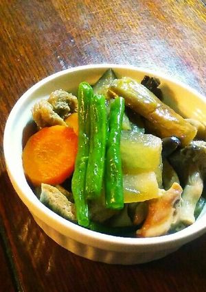 なす、油揚げ、色々野菜の煮浸し-レシピのメイン写真
