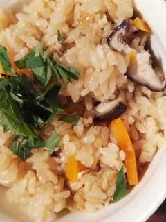 椎茸の炊き込みご飯-レシピのメイン写真