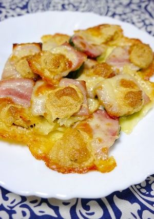 簡単！ズッキーニのめんたいマヨチーズ焼き-レシピのメイン写真
