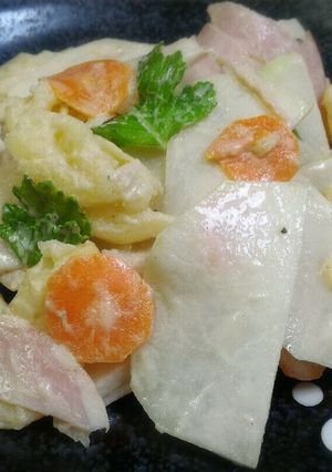 コールラビとじゃが芋のコールスローサラダ-レシピのメイン写真