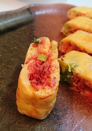 小エビの卵焼きロール-レシピのメイン写真