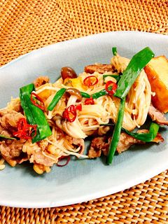 厚揚げと牛肉のオイスターソース炒め-レシピのメイン写真