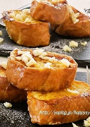 フレンチトーストwithスライス生チョコ-レシピのメイン写真