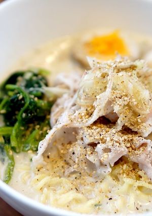 豚しゃぶ冷やし豆乳ラーメン-レシピのメイン写真