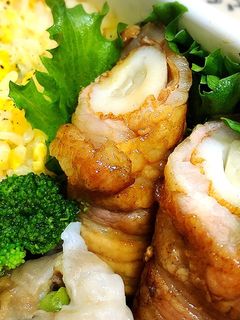 お弁当に❁ちくわともやしの安上がり肉巻き-レシピのメイン写真