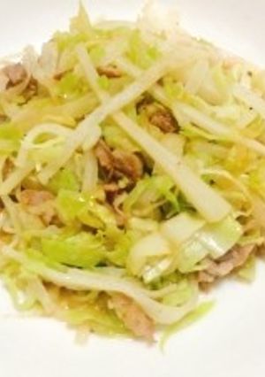 【簡単】キャベツ大根と豚肉のポン酢和え-レシピのメイン写真