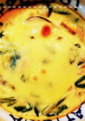 フライパン不要！法蓮草の和風豆腐キッシュ-レシピのメイン写真