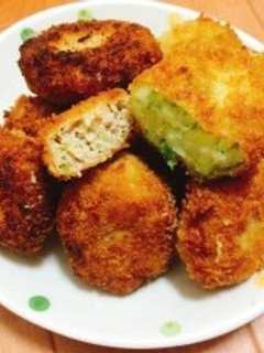 【ヘルシー】野菜たっぷりメンチカツ-レシピのメイン写真