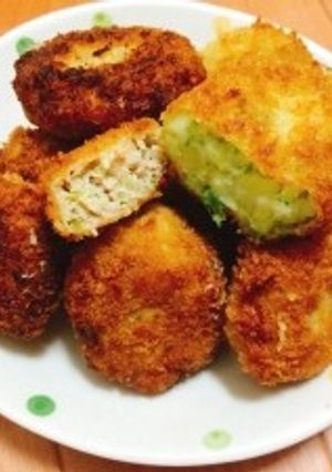 【ヘルシー】野菜たっぷりメンチカツ-レシピのメイン写真