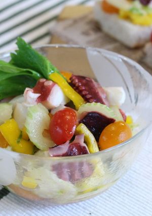 タコとセロリのマリネ-レシピのメイン写真