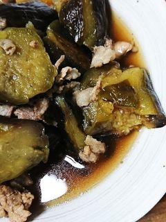 簡単♡なすと豚肉の煮物♡-レシピのメイン写真