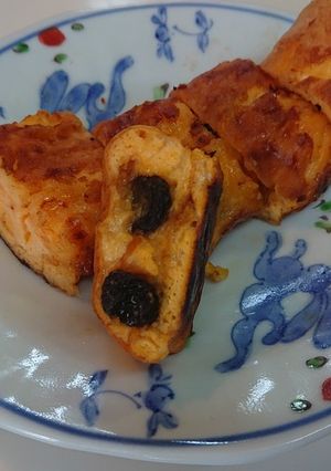 レーズン入りチーズ卵焼き-レシピのメイン写真