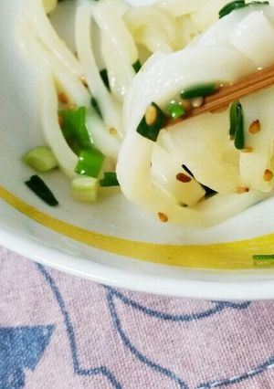 夏にぴったり！簡単塩レモンうどん♪-レシピのメイン写真