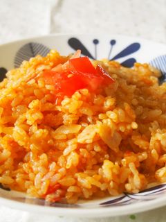 トマトの爽やかピラフ♪炊飯器で簡単に!-レシピのメイン写真