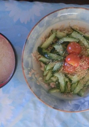 塩とんこつのサラダラーメン-レシピのメイン写真