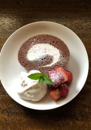 ふわふわシフォンロール-レシピのメイン写真
