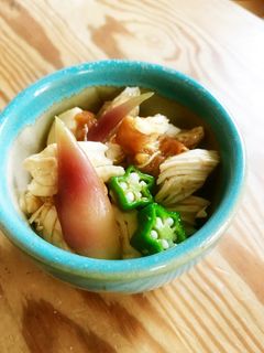 みょうがと鶏ささみの梅和え-レシピのメイン写真