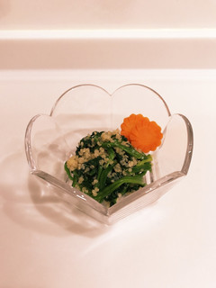 ❁ほうれん草とキヌアのナムル❁-レシピのメイン写真