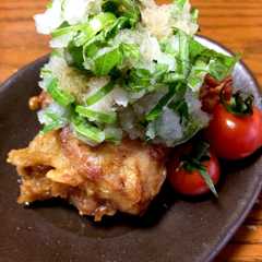 รูปของ 大根おろしどっさり唐揚げ