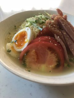 冷やし中華風サッポロ一番!-レシピのメイン写真