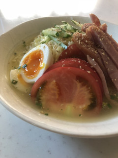 冷やし中華風サッポロ一番!-レシピのメイン写真