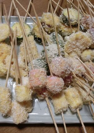 串揚げの材料-レシピのメイン写真