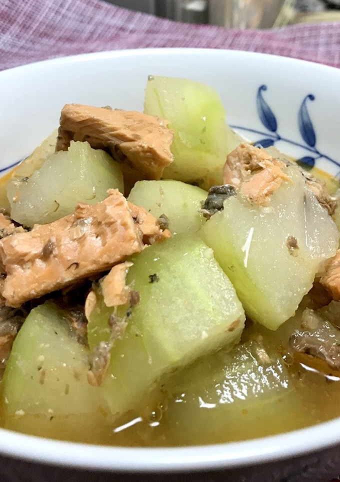 冬瓜と鮭缶の煮物-レシピのメイン写真
