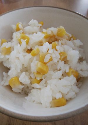 妊娠中の簡単減塩トウモロコシご飯-レシピのメイン写真