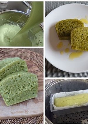 グルテンフリー蒸し器で米粉の抹茶パン-レシピのメイン写真