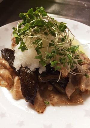 夏に！簡単！豚バラと茄子のおろしポン酢-レシピのメイン写真