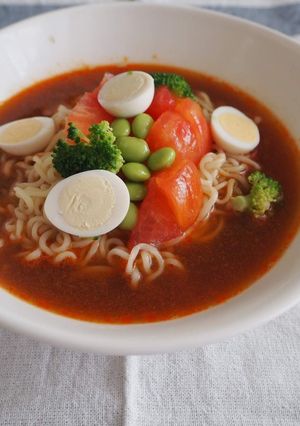 簡単カラフルサッポロ一番-レシピのメイン写真