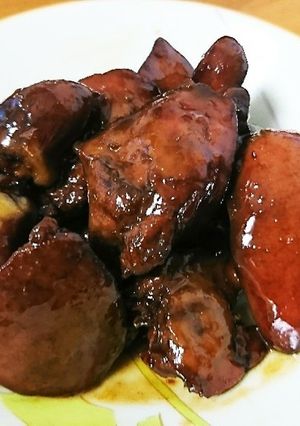 鶏の肝煮-レシピのメイン写真