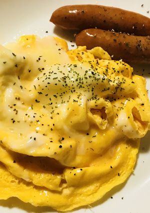 ココナッツオイルのスクランブルエッグ-レシピのメイン写真