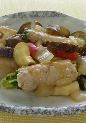 肉巻き黒酢あん-レシピのメイン写真
