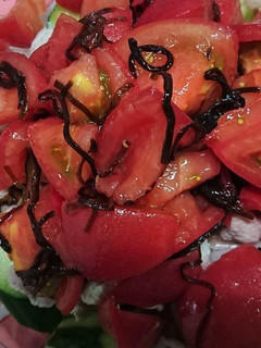 豚肉塩昆布トマトサラダ-レシピのメイン写真