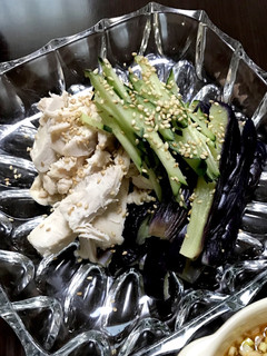 なすと鶏むねの冷製香味ダレ-レシピのメイン写真