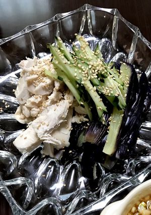 なすと鶏むねの冷製香味ダレ-レシピのメイン写真