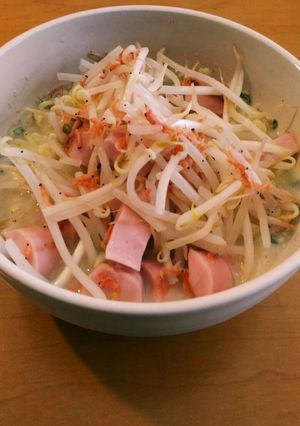 桜エビ香る冷やし塩とんこつラーメン-レシピのメイン写真