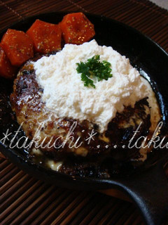 照り焼きハンバーグに大根おろし生クリーム-レシピのメイン写真