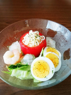 前菜にどうぞ!オシャレ冷しラーメン-レシピのメイン写真